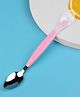 Fantasy India Baby Fruit Scraping Mud Spoon Feeding Spoon Soft Silicone Spoon - Pink