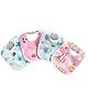 Fantasy India Tie Knot Closure Bib Pack of 4 - Multicolor