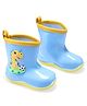 Cute Walk by Babyhug Gumboots with Dino Applique- Blue