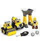 Opina Diy Construction Toy Vehicles Set Assembly with Screwdriver with Any 2 Vehicles and 5 Accessories - Multicolor