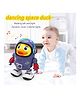 ARCADE TOYS Dancing Space Duck Toy with Flashlight & Music for Kids - Colour may vary