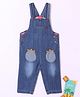Kookie Kids  Dungaree  with Applique  - Blue