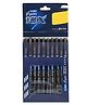 LINC Glycer 10X Ball Pens, 0.6 mm Tip, Black Ink, Pack of 10