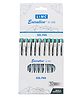 LINC Executive Sl-500 Gel Pens, 0.55 mm Tip, Green Ink, Pack of 10
