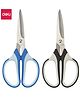 Deli E6001 Soft Touch Scissors, Steel Blades, Assorted, Pack of 1