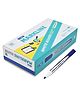 Markline White Board Marker Pens, Bullet Tip, Blue Ink , 10 Markers, Pack of 1