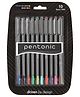 Pentonic 0.7 mm Ball Pens with Comfortable Grip Blister Pack 10 Units, Multicolor Ink, Pack of 2
