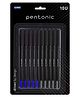Pentonic Ball Pen Blister, 0.7 mm Tip, Blue & Black ink , Pack of 2