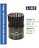 Pentonic Multicolor Ink Ball Pens Tumbler, Pack of 50