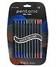 Pentonic Gel Pens Blister, 0.6 mm Tip, Assorted Ink, Pack of 5