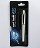 Uniball UBA188 ELM Roller Ball Pens, White Body, 0.5 mm Tip, Blue Ink, Pack of 1