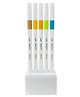 Uniball Emott SY6 0.4mm Water Based Fineliner Pens, Bright Yellow, Light Green, Beige, Light Orange & Saxe Blue Ink, Pack of 1