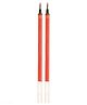 Uniball UMR 10 Gel Impact Refills, 0.1 mm Tip, Red Ink, Pack of 2