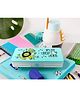 WOW TOYS- Delivering Joys of Life Plastic Pencil case with marker ( sea green) , Double Side Open