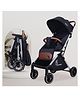 R for Rabbit Street Smart Auto Fold Stylish Newborn Baby Stroller| Aluminum Frame Pram With One Click Fold |Travel Friendly Cabin Trolley Stroller For 0-3 Years ||(Pure Black)