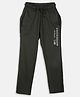 Monte Carlo Athletic Division Text Printed Track Pant - Olive Green