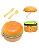 Elecart Burger Shape Lunch Box, Combo Set - Tiffin/Lunch Box with LED Burger Style Table Lamp Rechargeable, Return Gifts for Kids