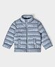 Mi Arcus Full Sleeves Solid Quilted Zipper Jacket - Grey
