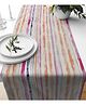 Tasseled Home Brushstroke Table Runner for 6 seater table