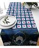 Tasseled Home Pitchwai Lotus Table Runner for 6 seater table
