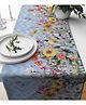 Tasseled Home Zigzag Floral Table Runner for 6 seater table