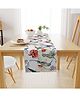 Tasseled Home Ecstasy Bird Table Runner for 6 seater table