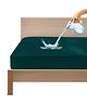 GADDA CO Terry Cotton Water Resistant Fitted Double bed Mattress Protector - Peacock blue