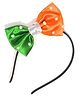 SKD Republic Day Theme Pearl & Bow Embellished  Hair Band  - Orange