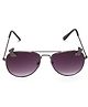 KIDSUN 100% UV Protection Butterfly Detailed Aviator Sunglasses - Grey