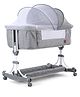 Bassinet with Mosquito Net & Storage- Grey