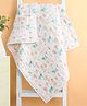 Zoe Organic Cotton Baby Mulmul AC Quilt Blanket Bear Print - Multicolour