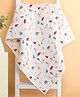 Zoe Organic Cotton Baby Mulmul AC Quilt Blanket Dino Print - Multicolour
