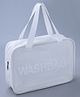 Multifunctional Portable Travel Toiletry Bag with Straps - White