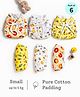 SuperBottoms First Love Premium DryFeel Langot for 0-9M Babies | 100% Cotton Padding | Sweet Tooth | Pack of 6 | 0-5kg