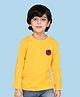 NUSYL Full Sleeves Basketball Printed Tee - Yellow