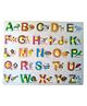 Wooden Puzzle with Knobs Educational and Learning Toy English Alphabet