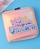 Pine Kids Wallets with Text Print - Pink