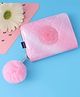 Pine Kids Wallets With Flower  Patch - Pink