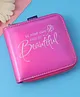 Pine Kids Wallets with Text Print - Fuchsia
