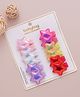 Babyhug Hair Pins  Free Size with Star Applique  Pack of 12-  Multicolor