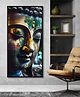 999Store Buddha Half Face Art Modern Long Big Canvas Wall Painting For Home
