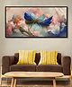999Store Blue Flower With Sky Modern Art Canvas Wall Painting For Home Flower Canvas Wall Painting For Living Room