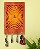 999Store Stylish Wood Wall Mount Decorative Key Holder - Om Namah Shivay Mantra