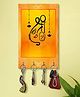 999Store Stylish Wood Wall Mount Decorative Key Holder - Shri Ganeshay