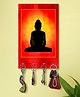 999Store Stylish Wood Wall Mount Decorative Key Holder - Buddha