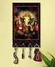 999Store Stylish Wood Wall Mount Decorative Key Holder - Decorative Ganesha