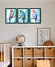 999Store Modern Art Kids Painting For Wall Decor - Parrot Different Face