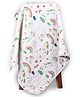 Moms Home Organic Cotton Baby Quilted Bedspread Cum Playmat - Unicorn