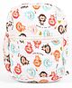 Moms Home Organic Cotton Baby Diaper Backpack Monkey Print - Multicolour