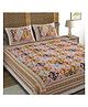 Blocks of India Design 17 Cotton Block Print King Size Bed Sheet